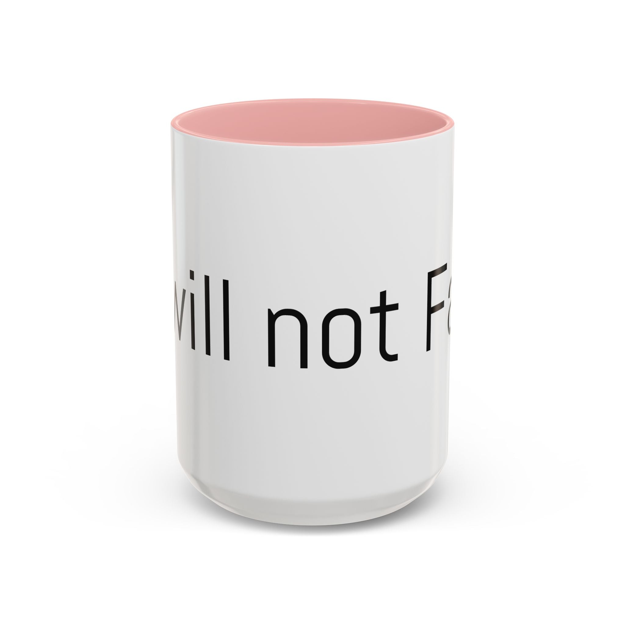 Coffee Mug — Minimalist Black Accent 'I did not Fail' Motivational Mug