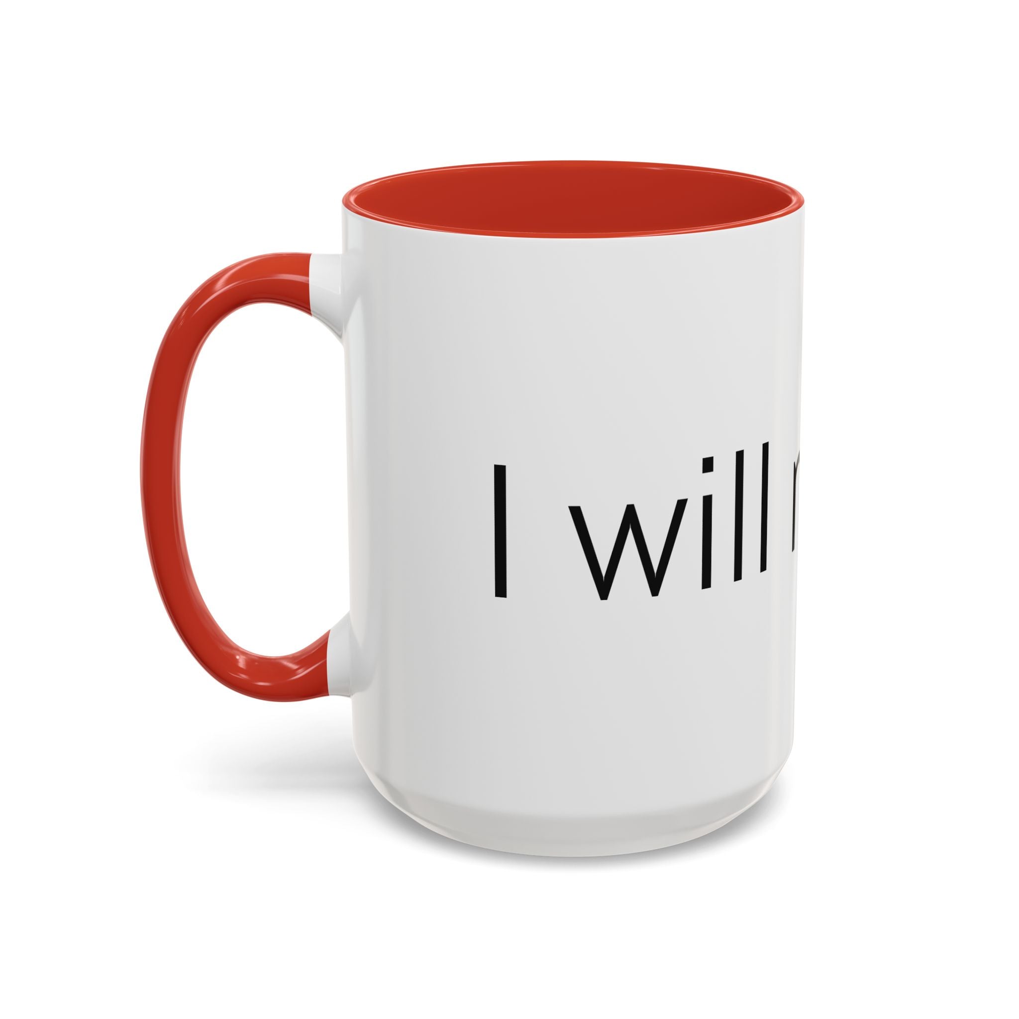 Coffee Mug — Minimalist Black Accent 'I did not Fail' Motivational Mug