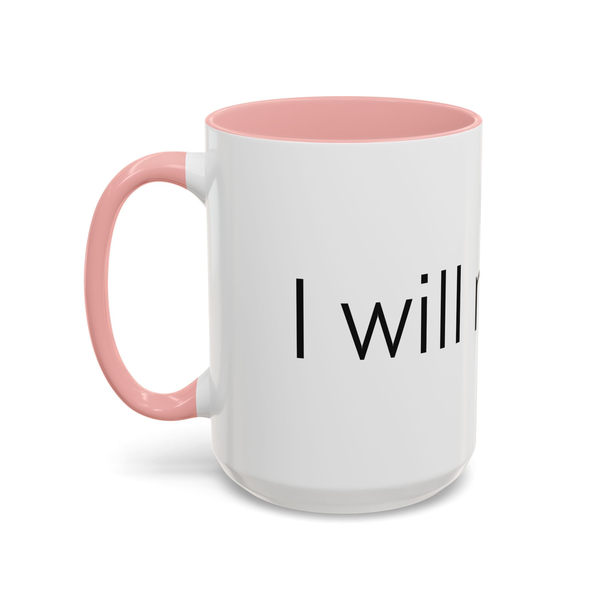 Coffee Mug — Minimalist Black Accent 'I did not Fail' Motivational Mug