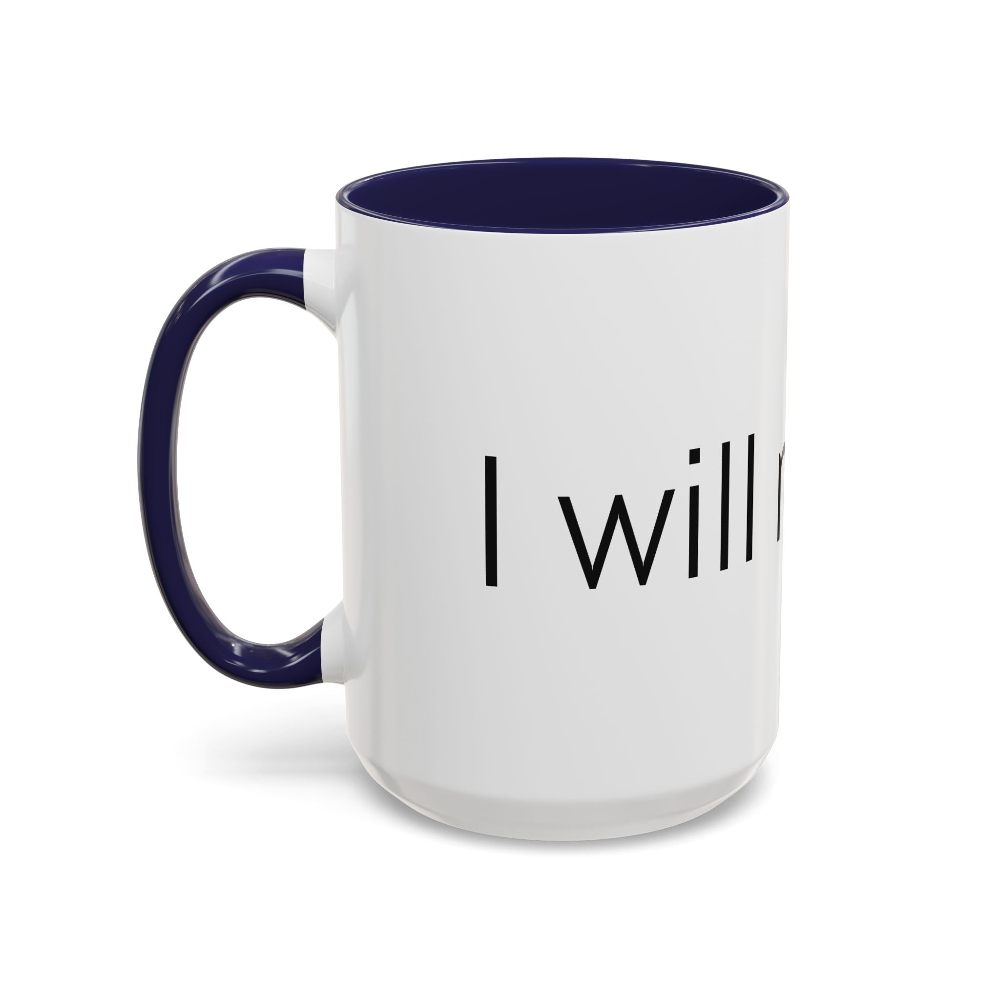 Coffee Mug — Minimalist Black Accent 'I did not Fail' Motivational Mug