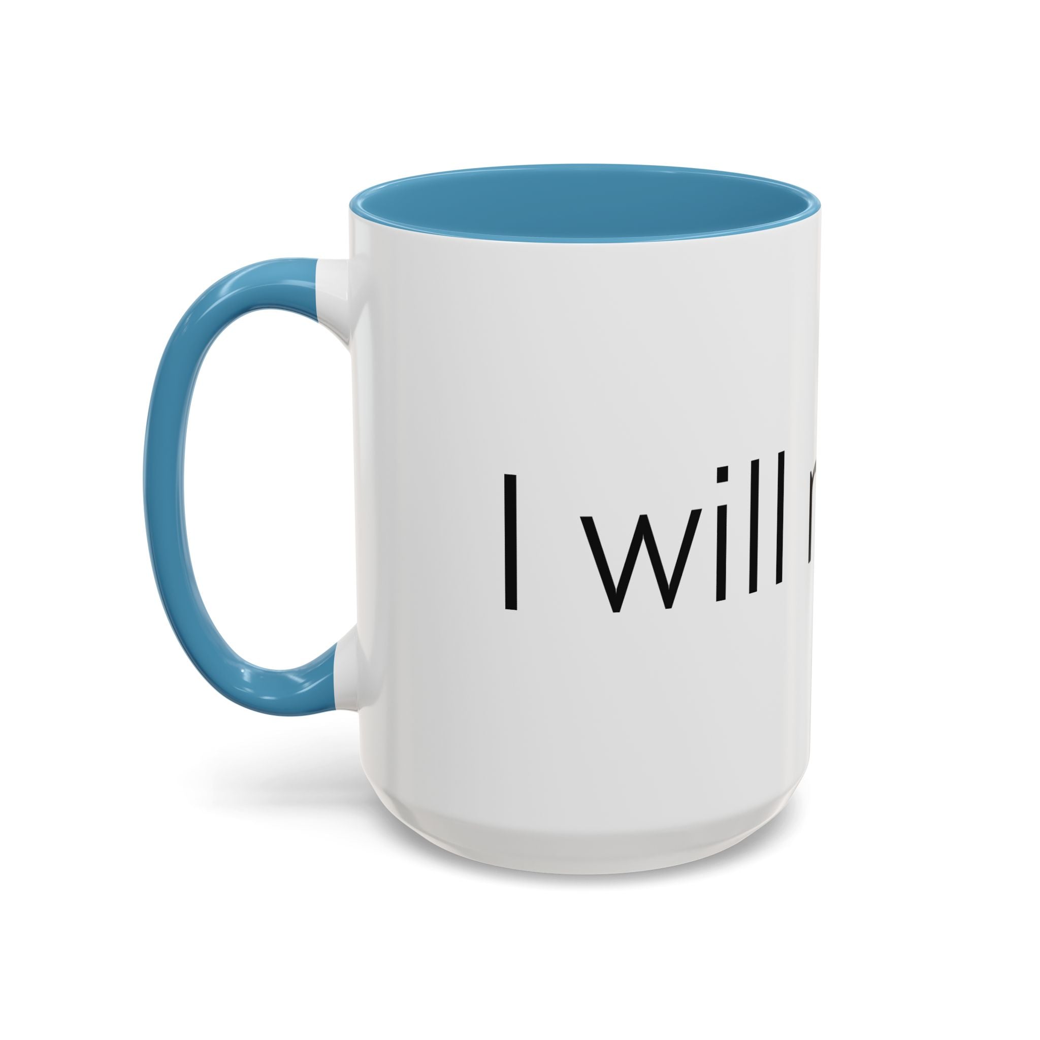 Coffee Mug — Minimalist Black Accent 'I did not Fail' Motivational Mug