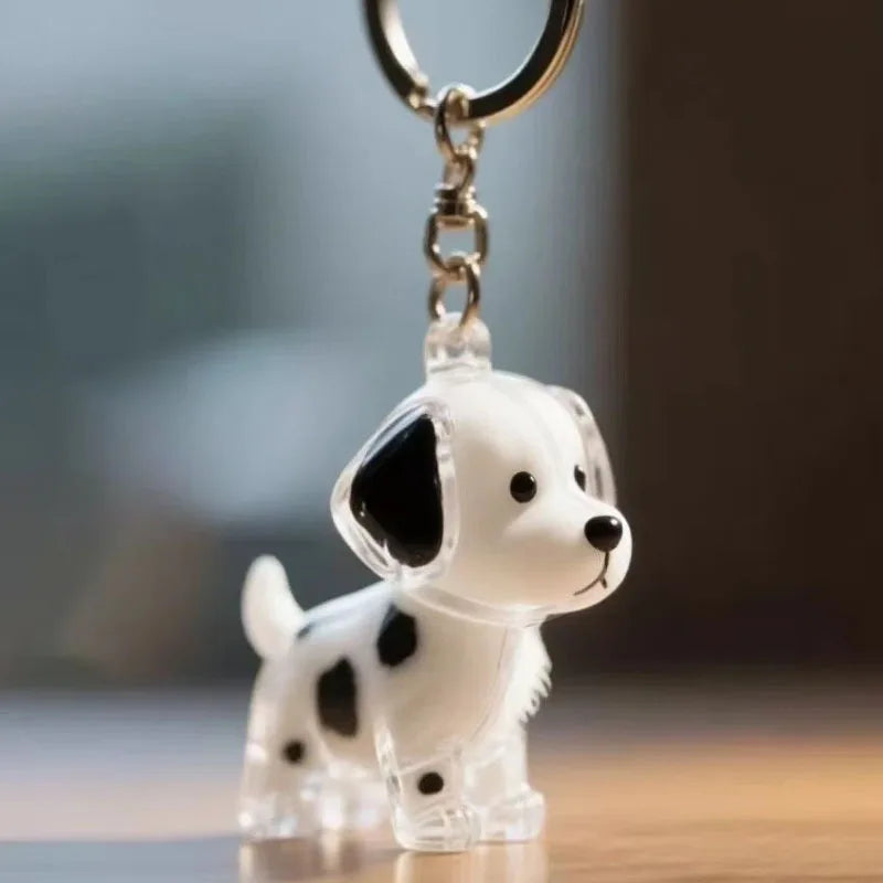 BeautifulHalos Dog Pendant Keychain