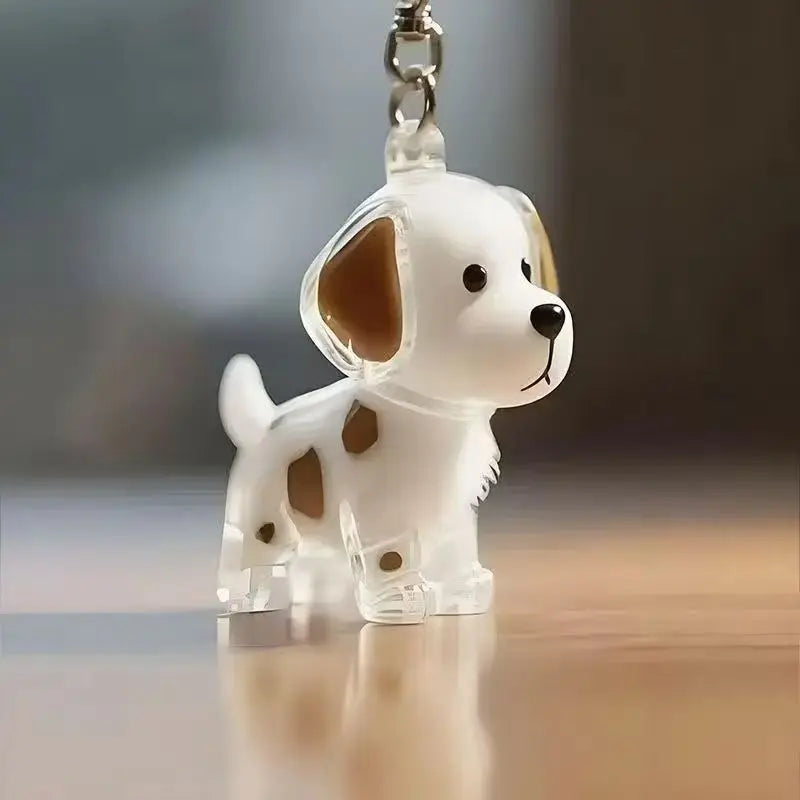 BeautifulHalos Dog Pendant Keychain