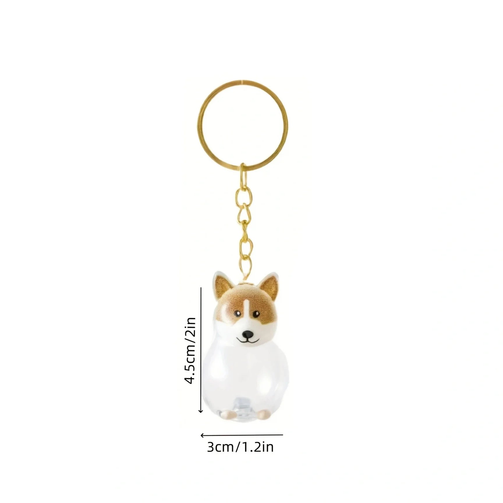 BeautifulHalos Dog Pendant Keychain
