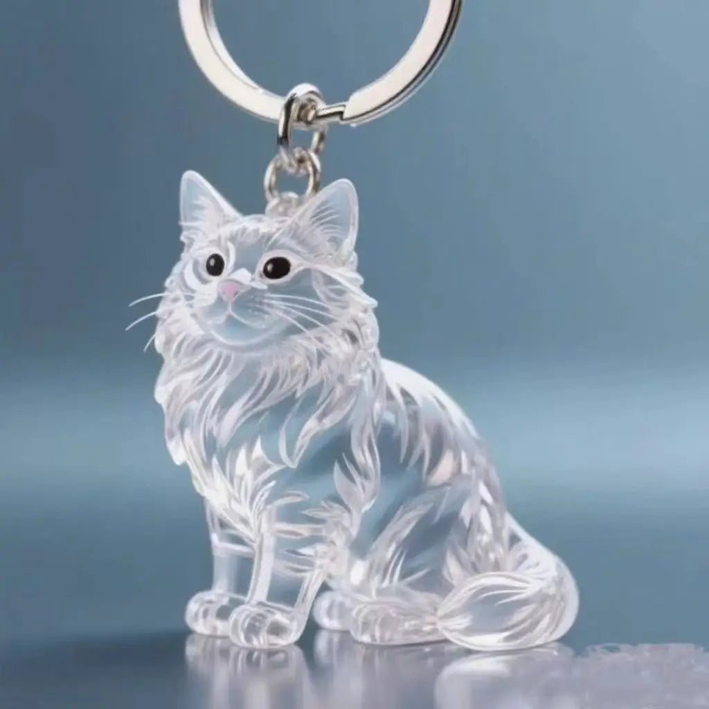 BeautifulHalos Dog Pendant Keychain