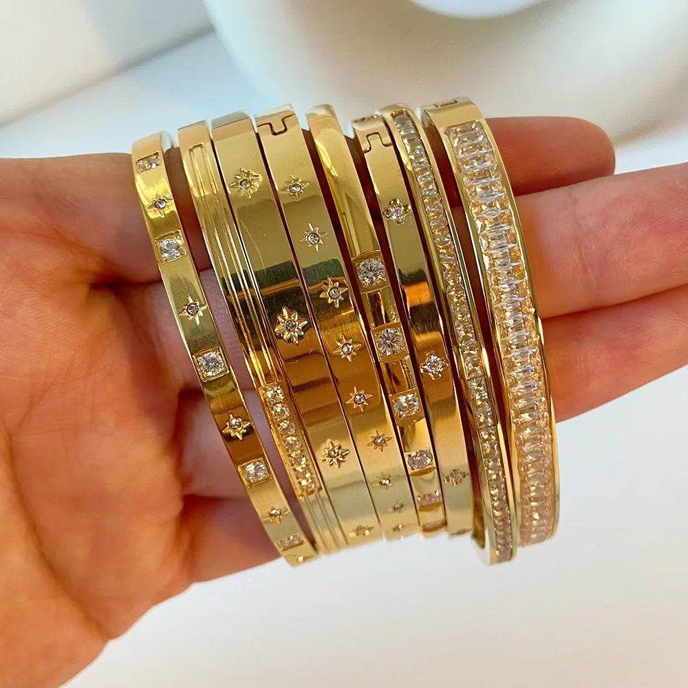BeautifulHalos Cubic Zirconia Bangles