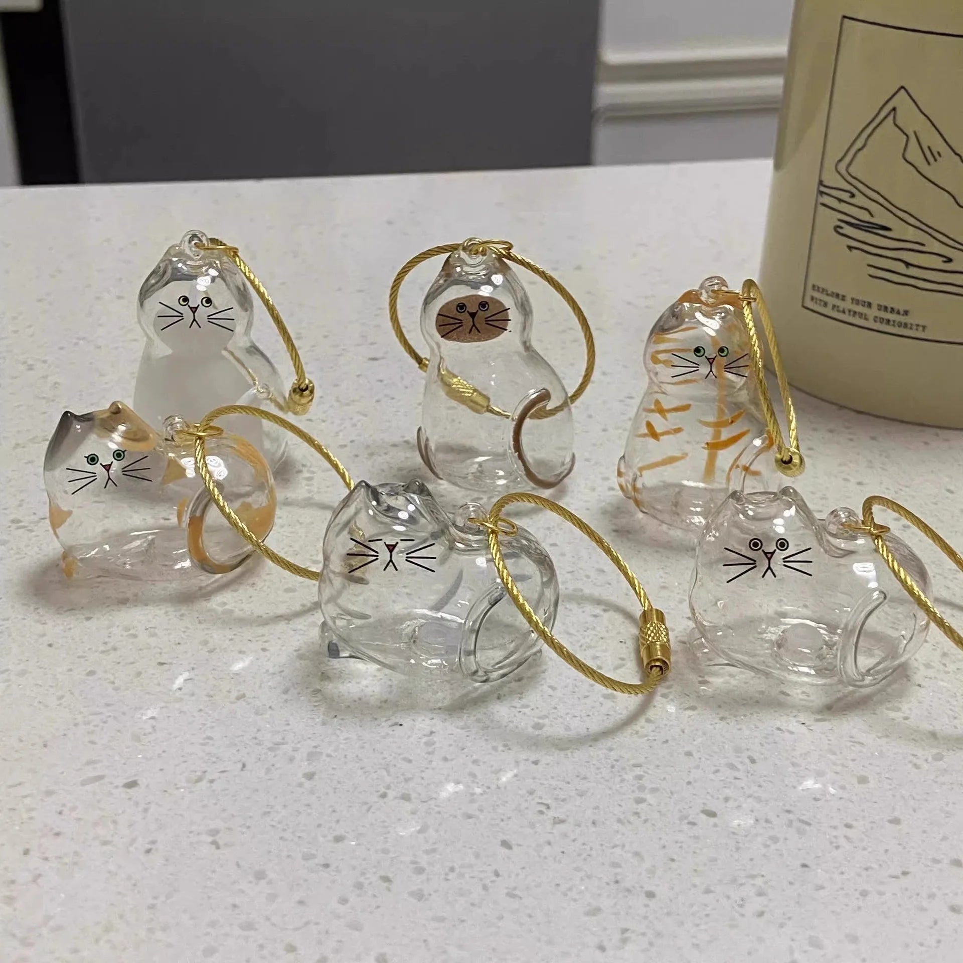 BeautifulHalos Dog Pendant Keychain