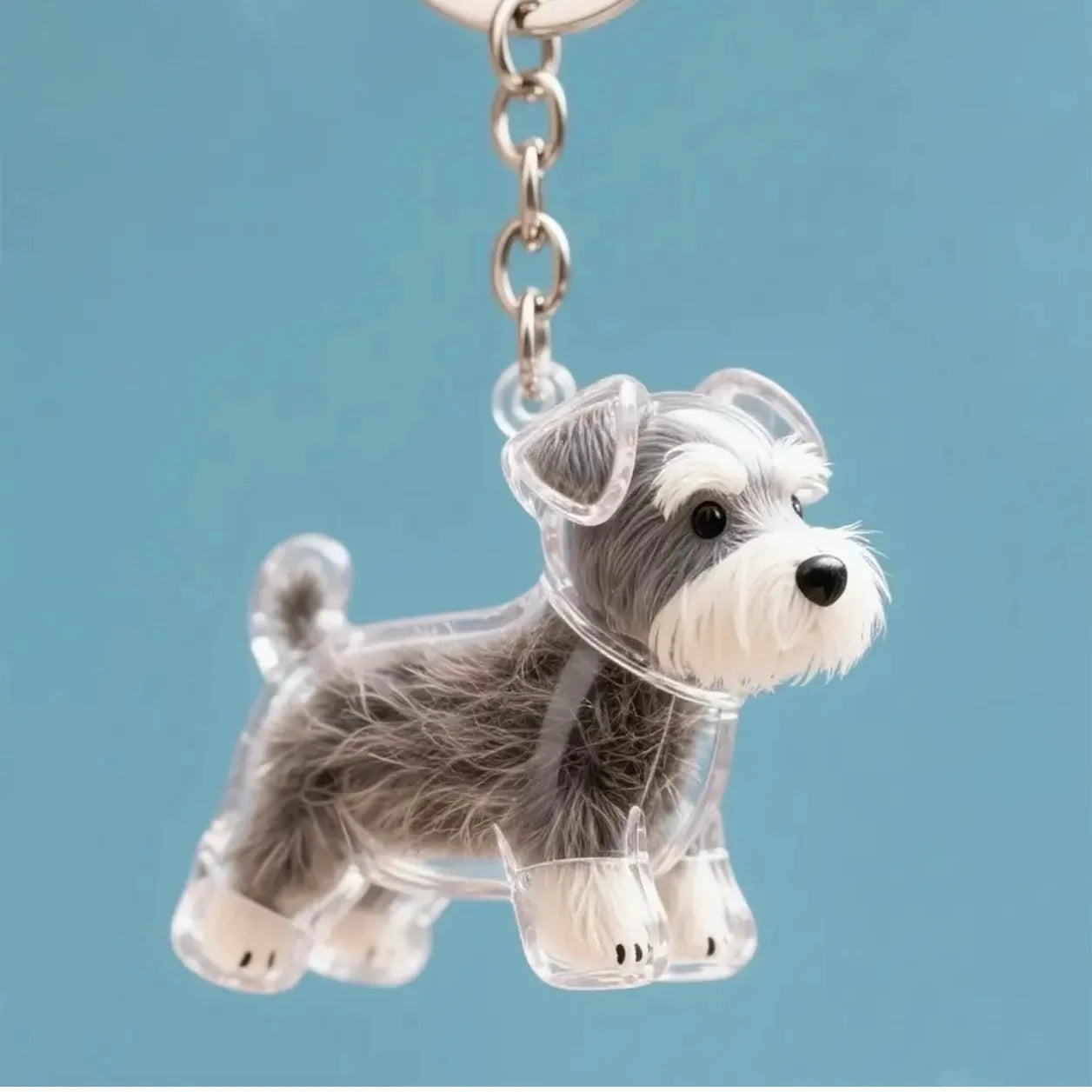 BeautifulHalos Dog Pendant Keychain